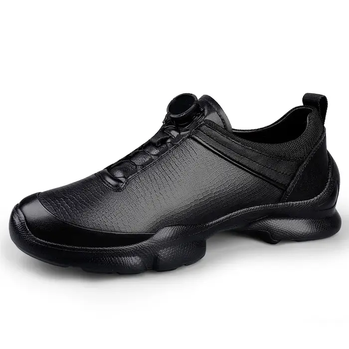 Chaussures de sport pour hommes en cuir véritable, antidérapantes, chaussures décontractées, chaussu