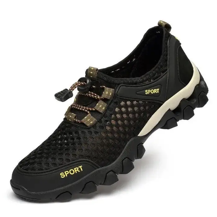 Chaussures de sport d'été en maille pour hommes, chaussures d'alpinisme légères et respirantes, anti