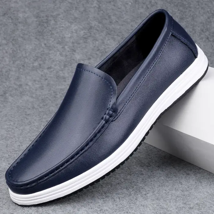 Chaussures en cuir véritable de haute qualité semelles de Massage bureau déplacements