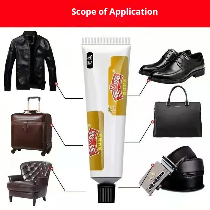 Crème d'entretien et d'embellissement pour chaussures en cuir, 30g – Entretien et éclaircissement pour chaussures, vestes, sacs, ceintures, meubles et articles en cuir