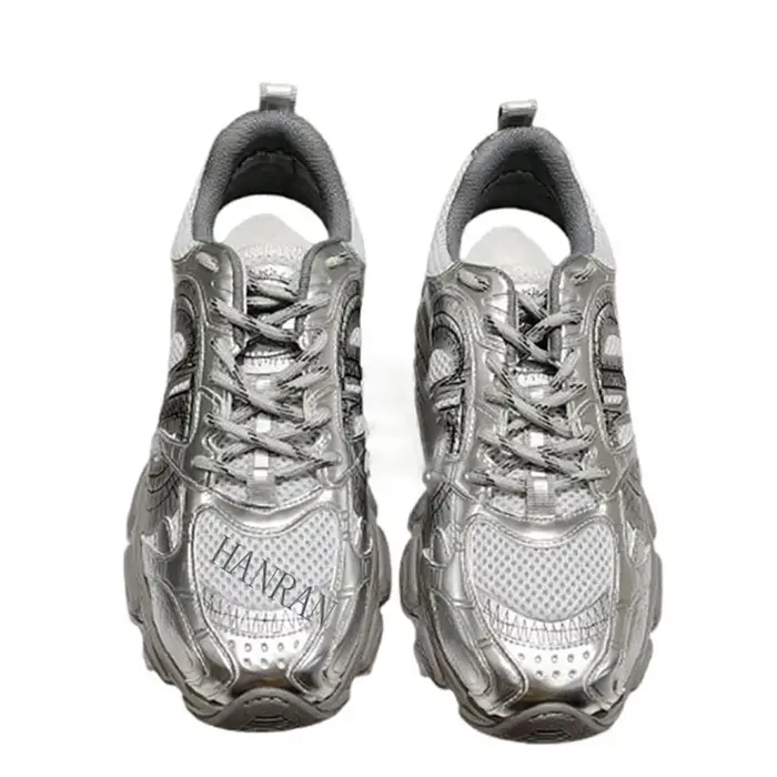 Chaussures de sport style couple motif toile