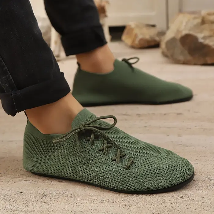 Mocassins en maille respirante à fond fin pour hommes