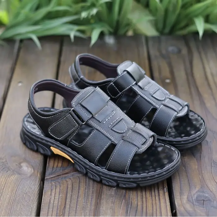 Chaussures de plage en cuir pour hommes