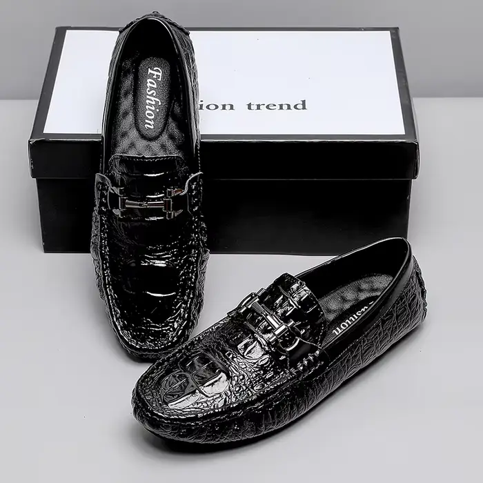 Mocassins en cuir pour hommes