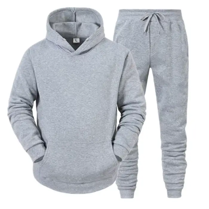 Hommes vêtements de sport pull costume sweats à capuche + pantalons