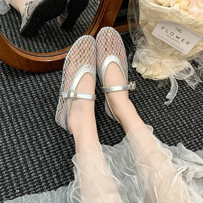 Chaussures de Ballet en maille pour femmes