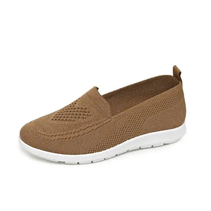  Chaussures pour femmes printemps été décontracté respirant semelle épaisse plat pas cher