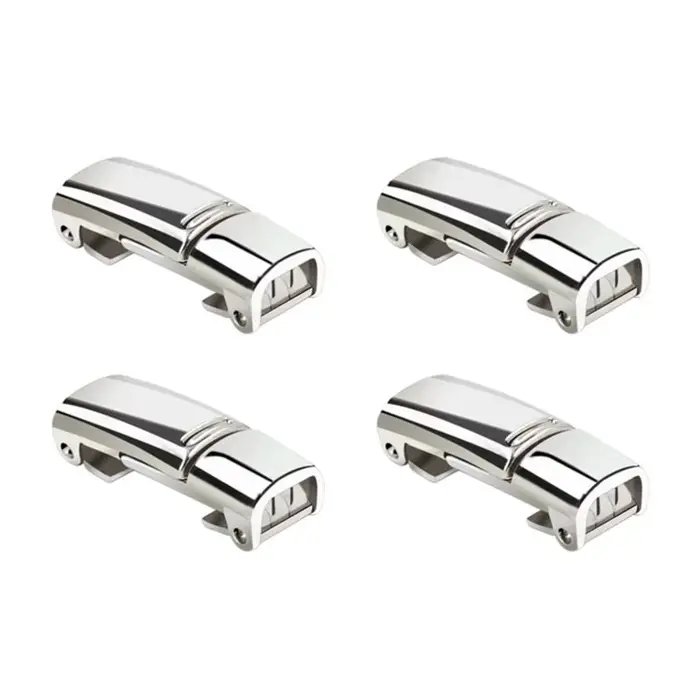 4 pièces/2 paires boucle de lacet lacets en métal boucle magnétique accessoires serrure de dentelle 