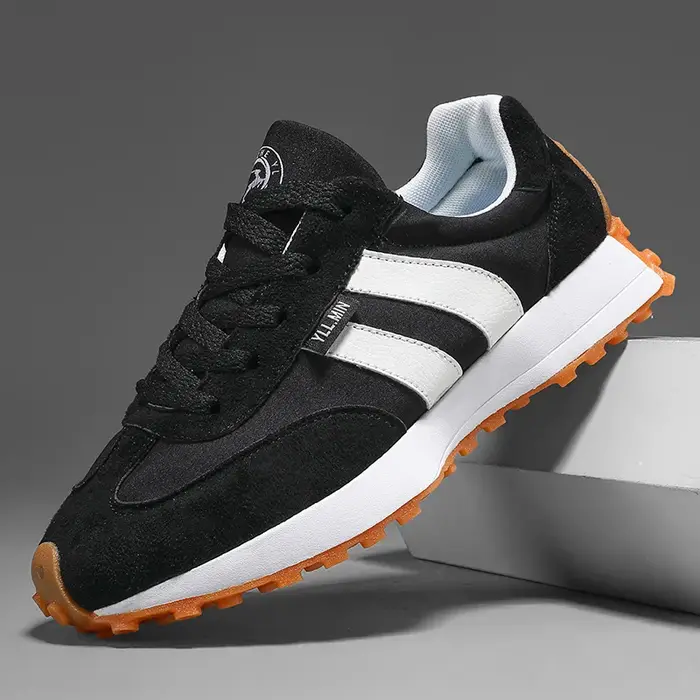 Nouvelles Chaussures Décontractées 2026 Printemps-Automne Respirantes Confortables Baskets Vintage Mode à Lacets Antidérapantes pour l'Extérieur