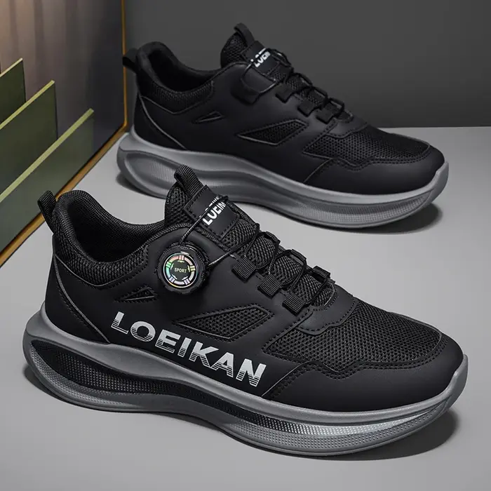 Chaussures de sport à boucle rotative pour hommes
