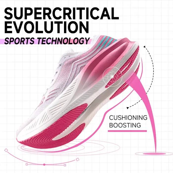 IRUNSVAN chaussures de course pour hommes et femmes course Marathon rebond Stable baskets d'entraînement absorbant les chocs