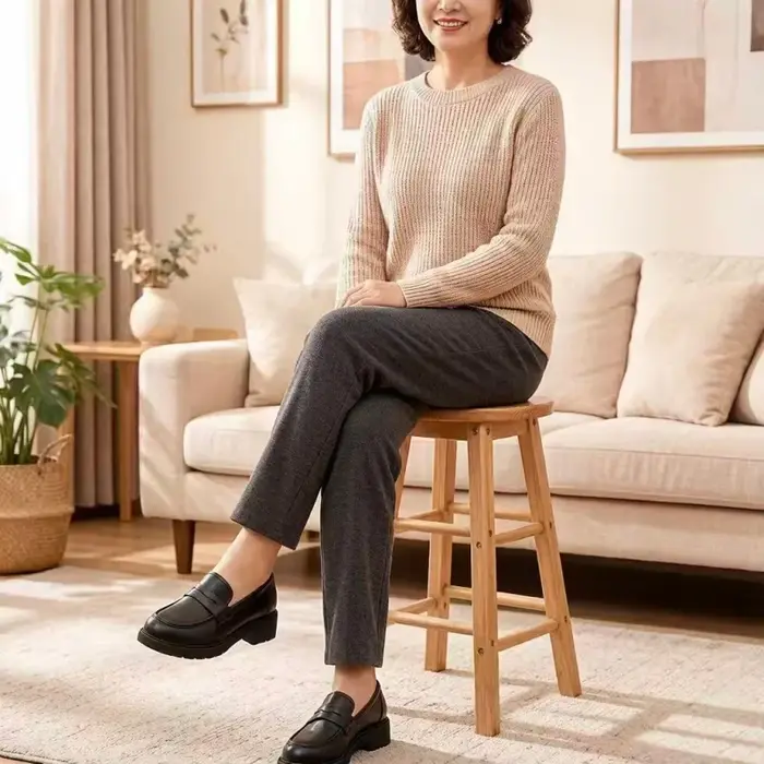 Mocassins à semelle souple pour femmes - Chaussures plates confortables à enfiler