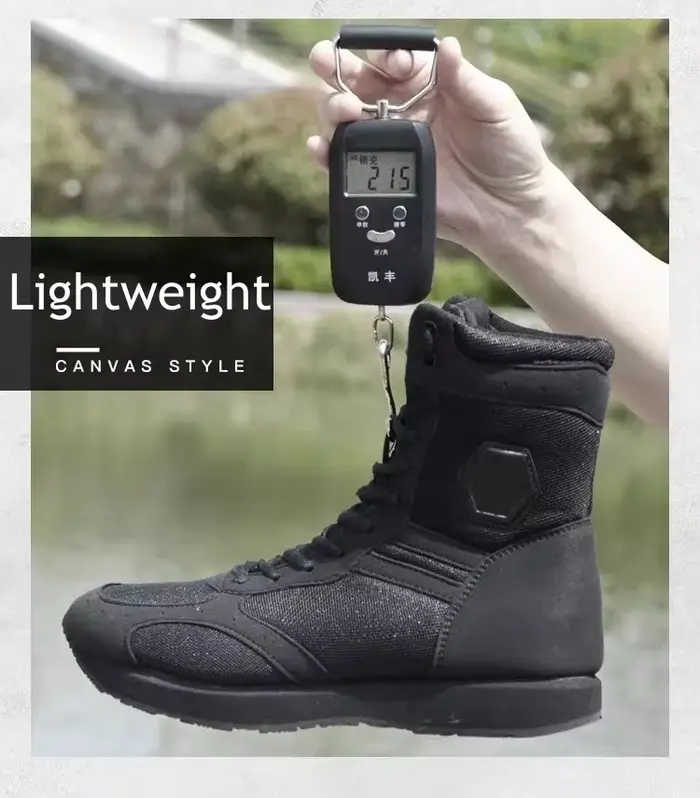 Chaussures de travail noires ultralégères pour hommes