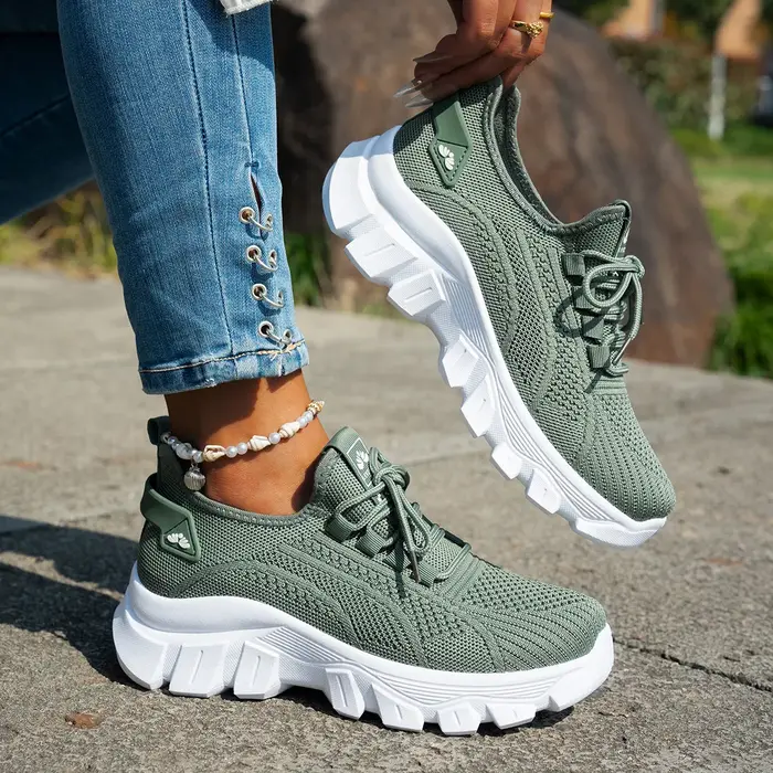 Chaussures tricotées légères et respirantes pour femmes