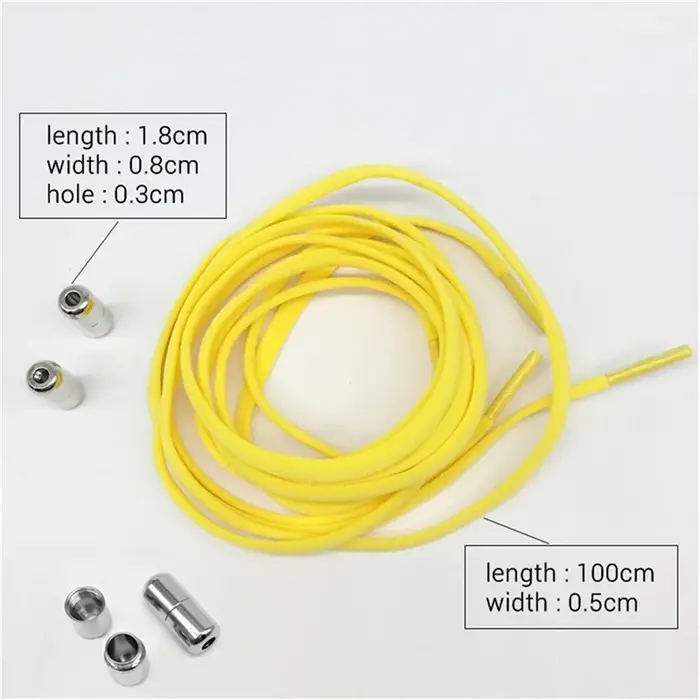 Lacets élastiques demi-cercle pour enfants et adultes