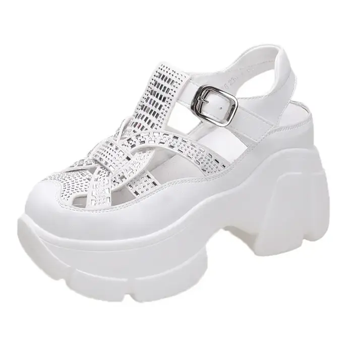 Papa sandales femmes 2025 été nouvelle plate-forme chaussures eau diamant sport