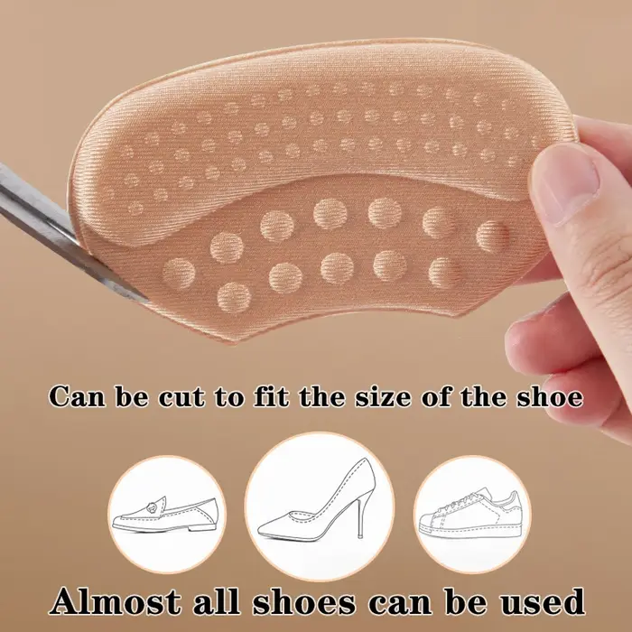 4 coussinets de talon pour chaussures à talons hauts, anti-douleur, anti-frottement, protecteurs de