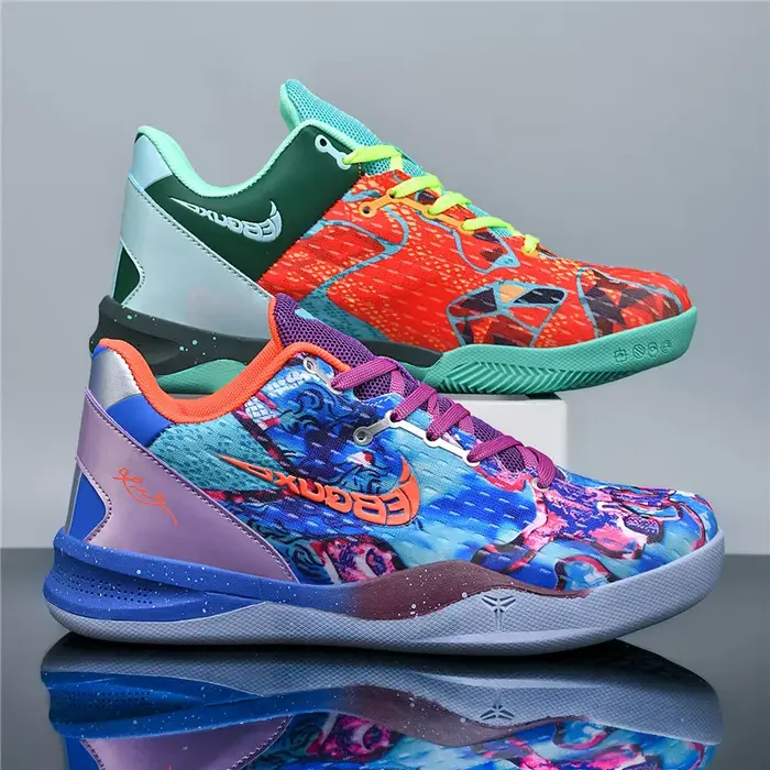 Chaussures de basketball Kobe 8 de haute qualité, unisexe, basses, à bout rond, semelle extérieure e