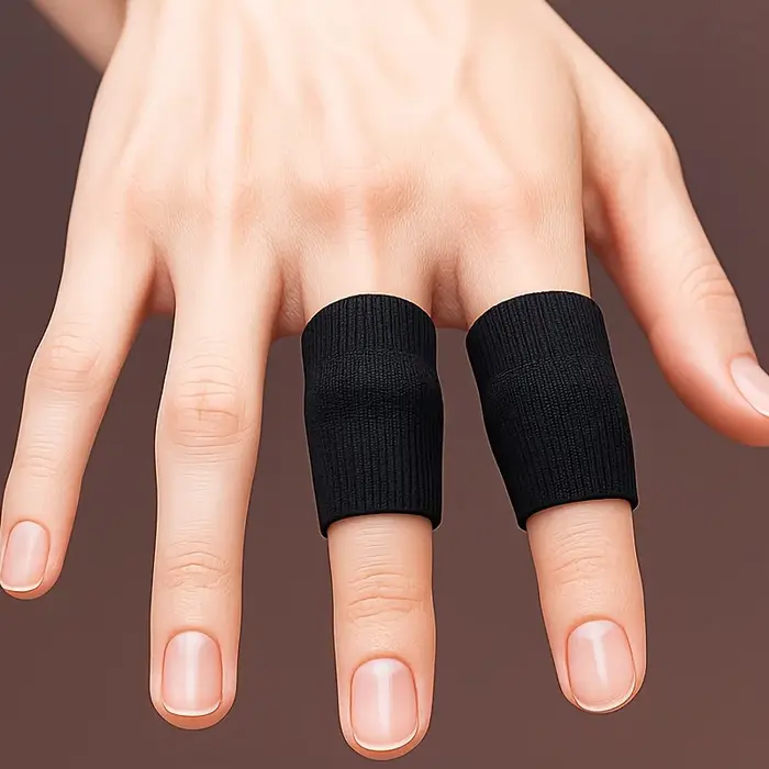 10 manchons de doigts, manchons de compression des doigts, haute élasticité et respirants, doux et confortables, basket-ball, festival sportif
