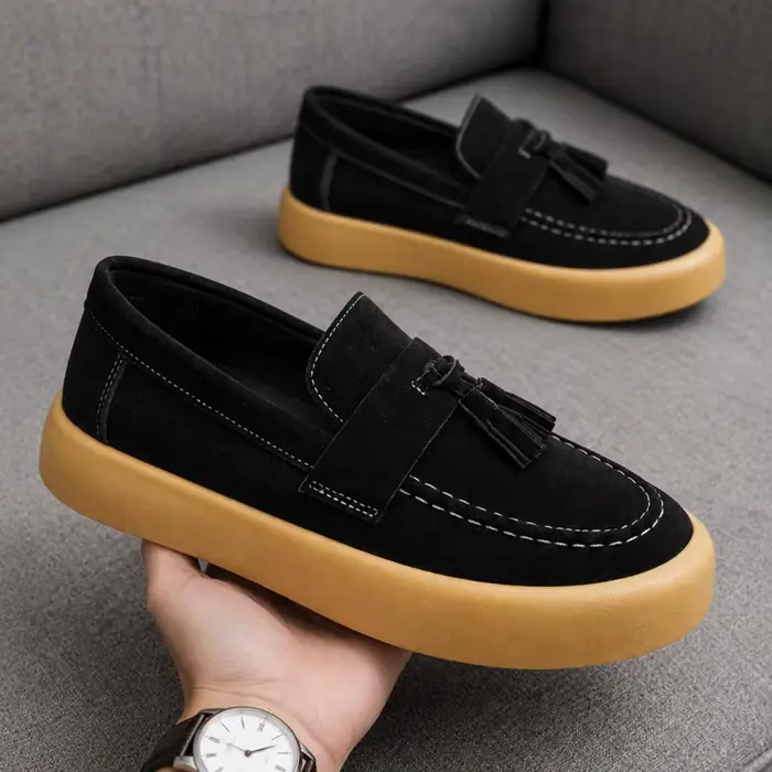 Nouvelles chaussures en cuir pour hommes