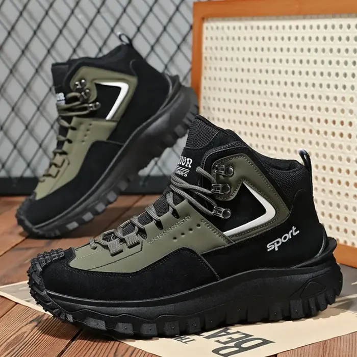 Chaussures de randonnée d'extérieur à tige haute pour hommes