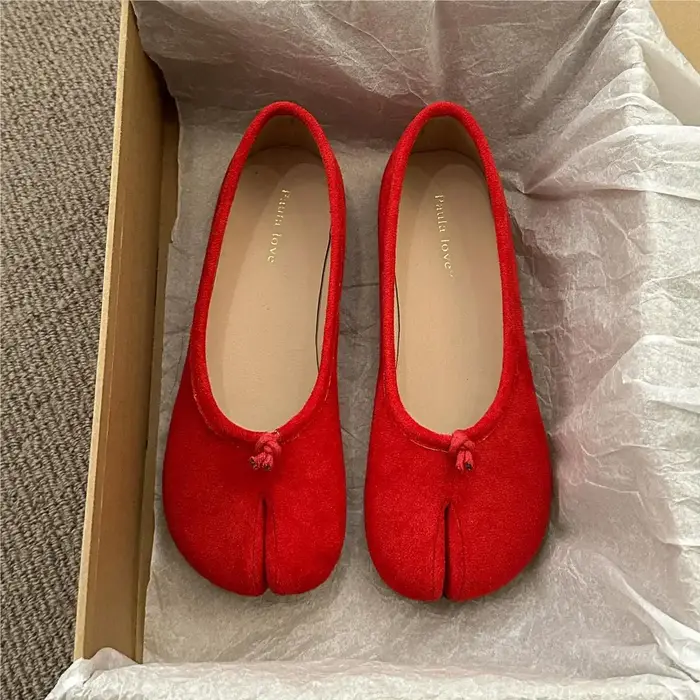 Chaussures Tabi Ninja de style japonais pour femme