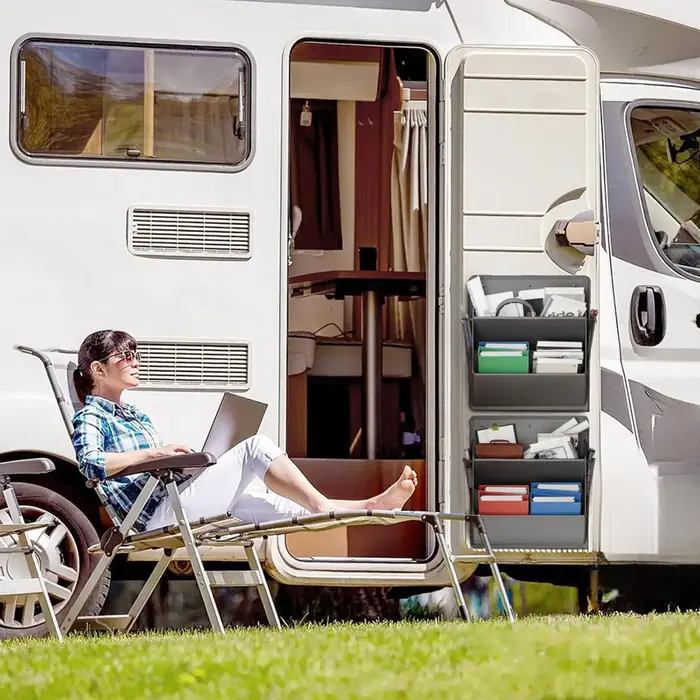 Étagère murale de rangement pour chaussures de camping-car