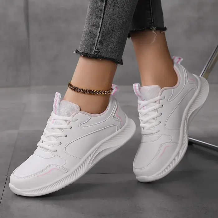 Baskets de tennis en PU pour femmes