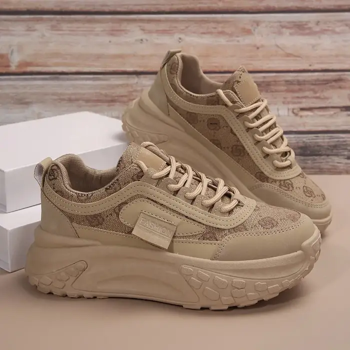 Chaussures de Sport à enfiler kaki pour femmes