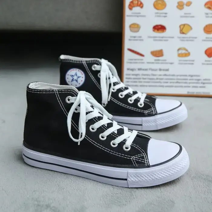 Chaussures de basket-ball en toile respirantes et confortables