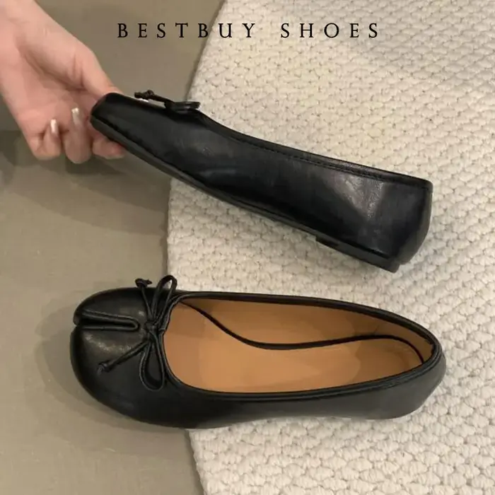 Tabi Ninja – chaussures plates en cuir confortables pour femmes, mocassins à bout fendu, Mary Jeans,