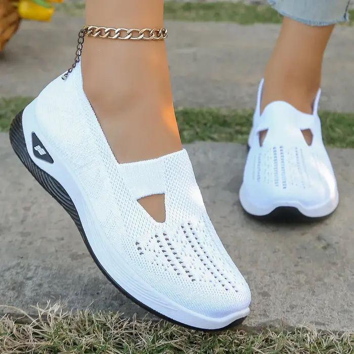 Chaussures de sport décontractées à la mode pour femmes, respirantes, légères, non ald, résistantes