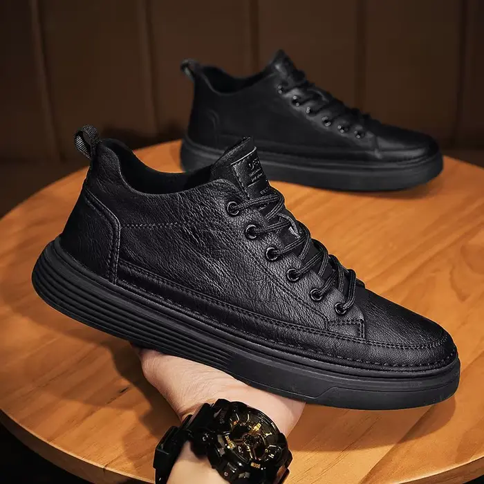 Fellow Canize-Baskets légères noires pour hommes, chaussures de planche décontractées, classiques, originales, à enfiler, chimretro, printemps, automne