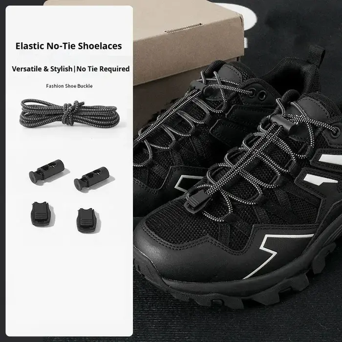 Lacets élastiques sans nœud avec boucle à dégagement rapide