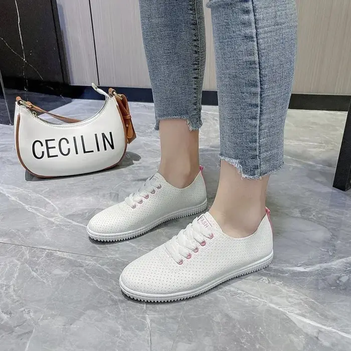 Chaussures vulcanisées pour femmes, respirantes, confortables, chaussures de sport de plein air, de course, d'été, à la mode, semelle épaisse
