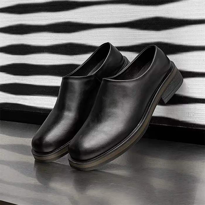 Chaussures en cuir pour hommes, mocassins, espadrilles décontractées, pour affaires, mariage, grande