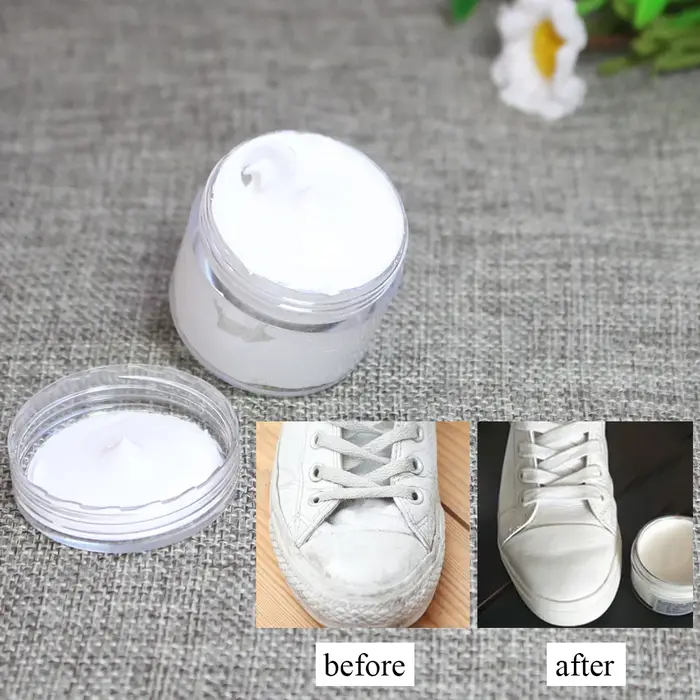 Peinture pour chaussures en cuir blanc