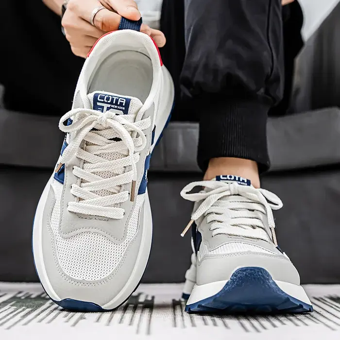 Baskets quatre saisons pour hommes, chaussures de course décontractées, résistantes aux odeurs, respirantes, à semelle souple, à la mode, pour étudiants, joker, nouvelle collection