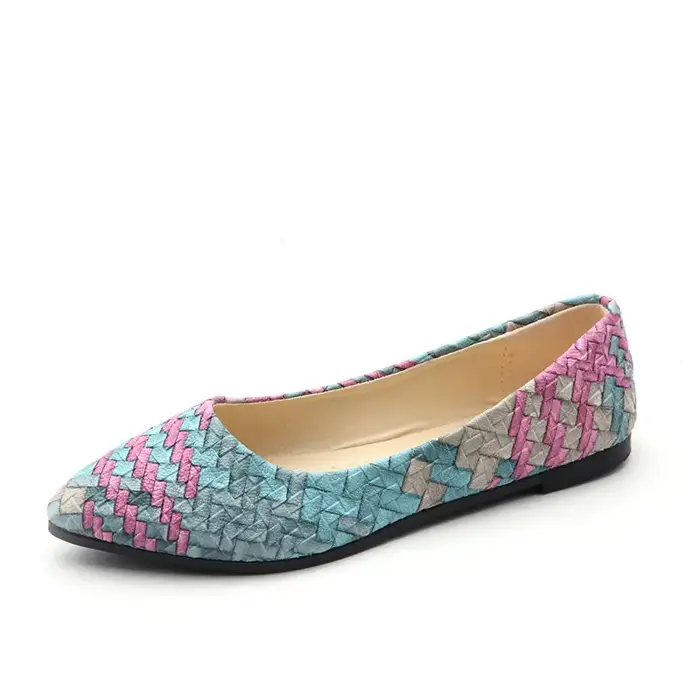 Chaussures pour femme 2025 bleu bout pointu femmes