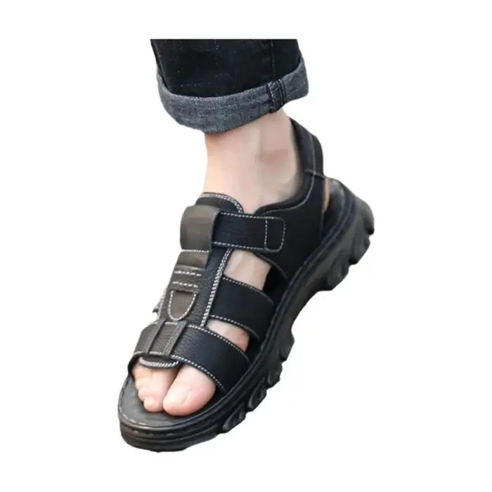 Chaussures de plage en cuir pour hommes