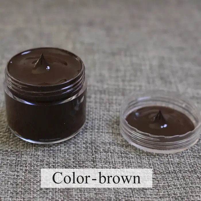 Peinture pour cuir, crème pour chaussures