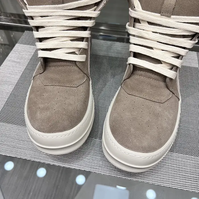 Ro chaussures hommes cuir 2025 nouveau terreux gris vache daim à lacets fermeture éclair semelle épa