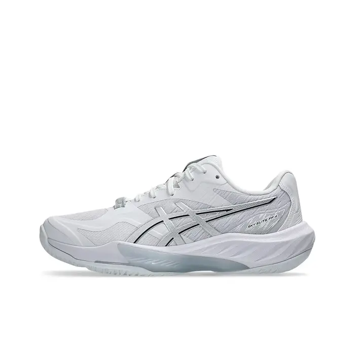 Chaussures de volley-ball ASICS SKY ELITE FF 4 pour femmes, tige basse, argent 1052A092-101