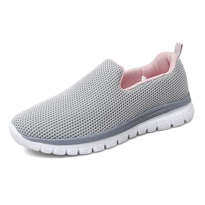 Baskets plates à enfiler pour femmes, chaussures de Sport confortables, de marche, légères, de grande taille, nouvelle collection printemps été 2021, livraison directe