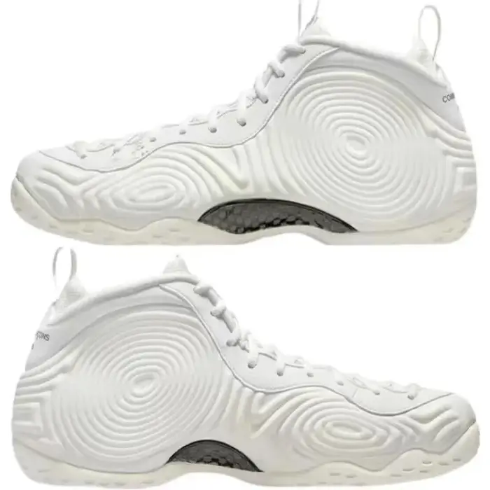 Nouvelles chaussures de basket-ball blanches Foamposite, baskets de haute qualité