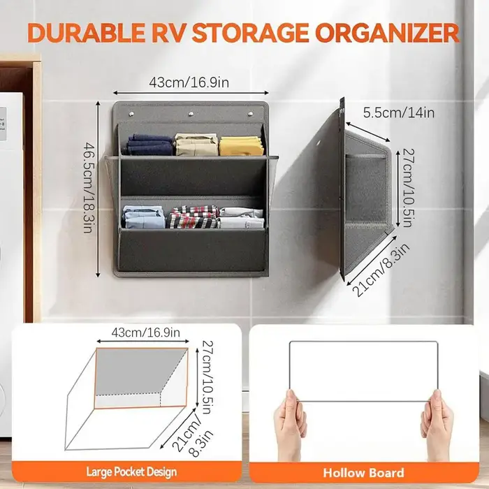 Cintre de rangement de chaussures pliable, gain de place, organisateur mural adapté aux camping-cars