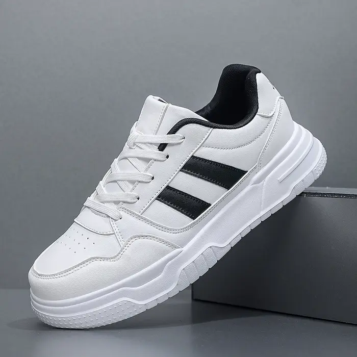 Baskets en cuir pour hommes