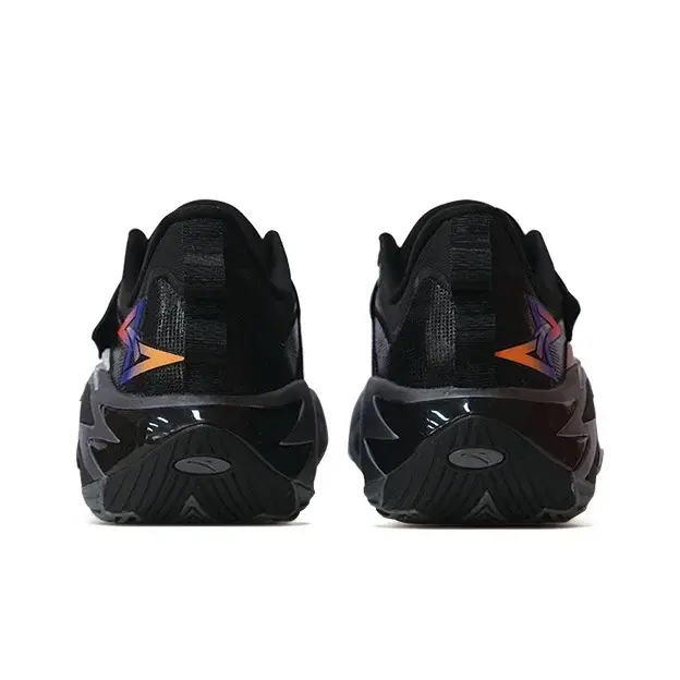 POIZON ANTA Shock Wave 7 Pro Chaussures de basket-ball basses pour hommes Basic Black 112611111S-3