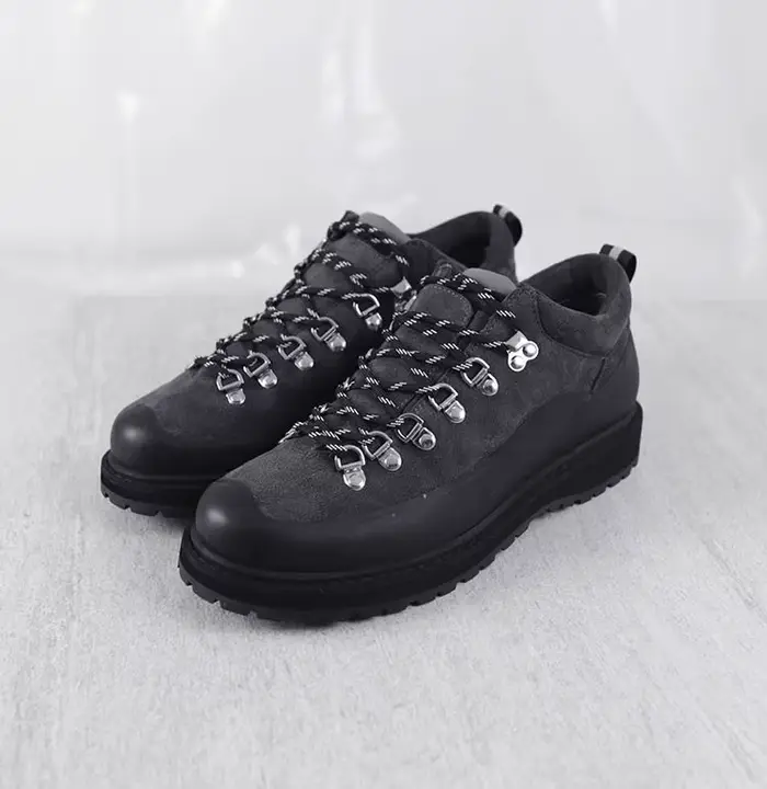 Chaussures Derby à semelles épaisses pour hommes, chaussures de randonnée imperméables et antidérapa
