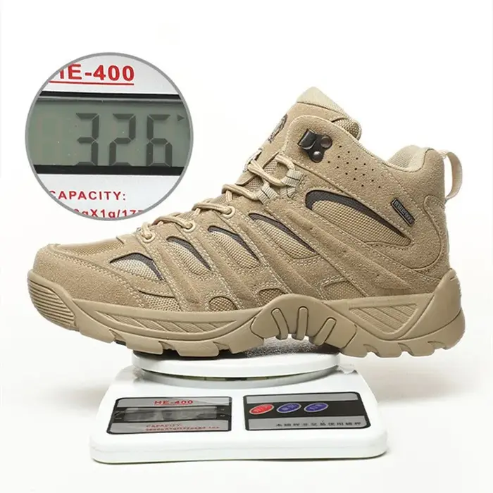 Chaussures de travail militaires respirantes pour hommes